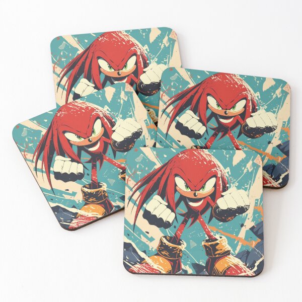 Item preview, Knuckles Distressed Cover  designed and sold by AnimeArsenalPrints.