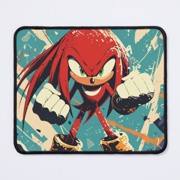 Item preview, Knuckles Distressed Cover designed and sold by AnimeArsenalPrints.