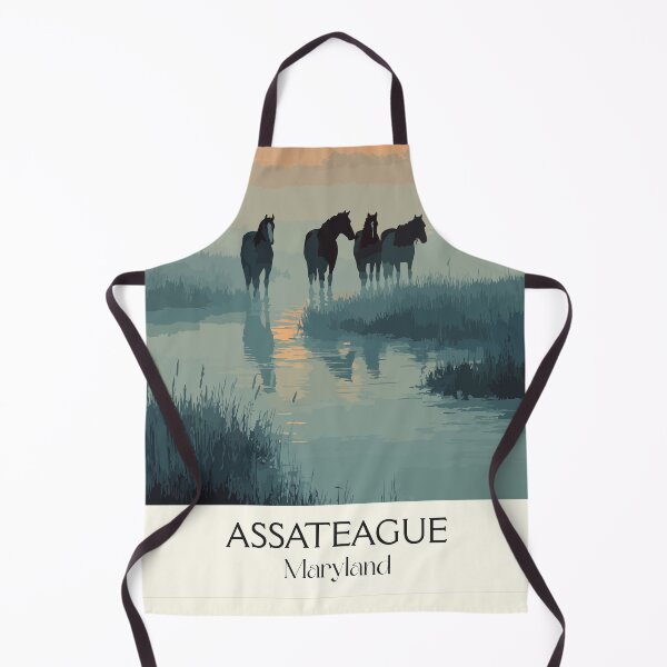 Item preview, Assateague Island Maryland | Wild Horses Poster designed and sold by TuncGK.
