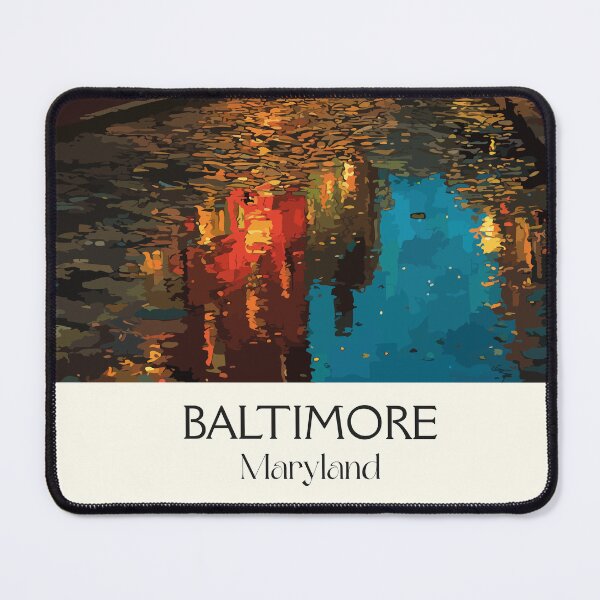 Item preview, Baltimore Maryland Fells Point | Historic Harbor Poster designed and sold by TuncGK.