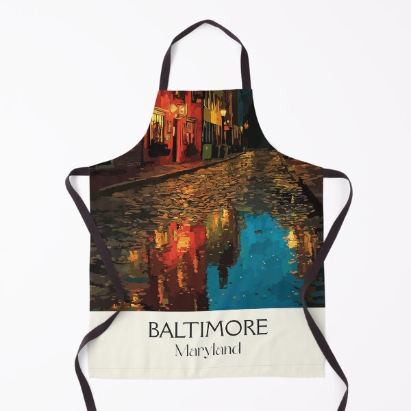Item preview, Baltimore Maryland Fells Point | Historic Harbor Poster designed and sold by TuncGK.