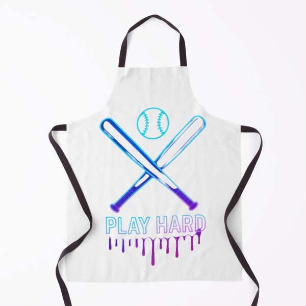 Item preview, Neon Baseball Bats X – Play Hard Retro Sports Glow Design designed and sold by FUIRY .