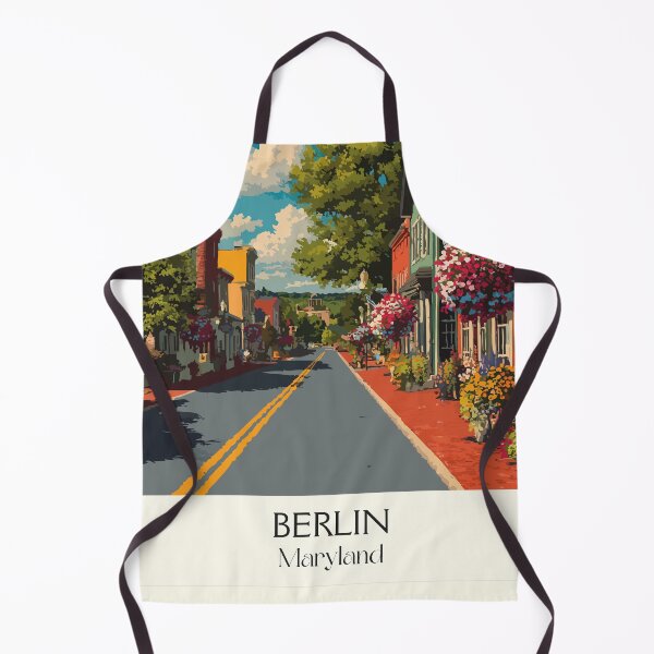 Item preview, Berlin Maryland Main Street | Small Town Charm Poster designed and sold by TuncGK.