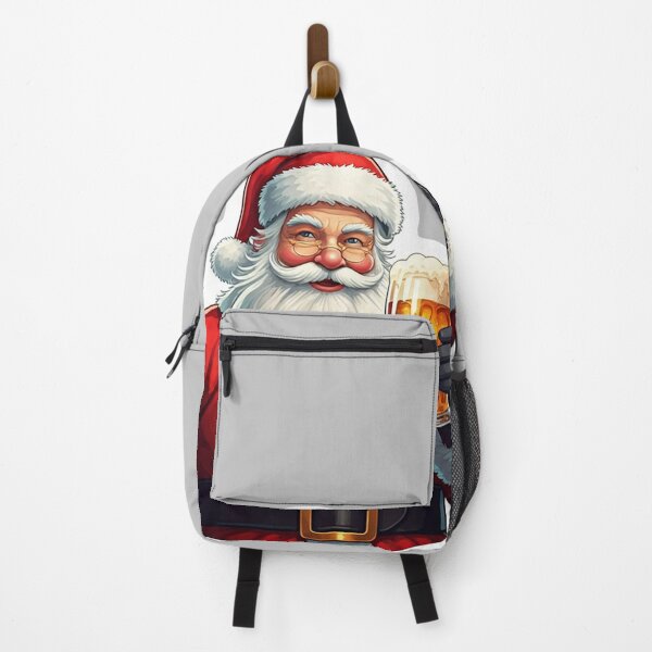 Item preview, Realistic Santa Claus Toasting with Beer | Detailed Christmas Digital Illustration in Festive Style designed and sold by PixelVibe782.