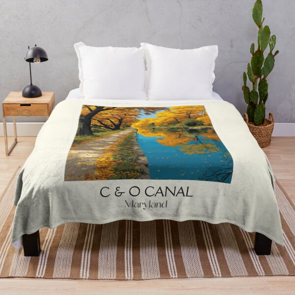 Item preview, C&O Canal Maryland | Autumn Towpath Poster designed and sold by TuncGK.