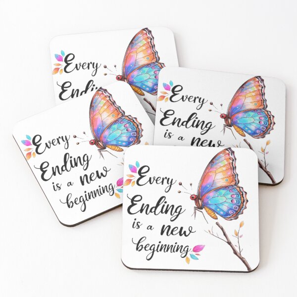 Item preview, Every ending is a new beginning,lovely butterfly designed and sold by nicnacc.