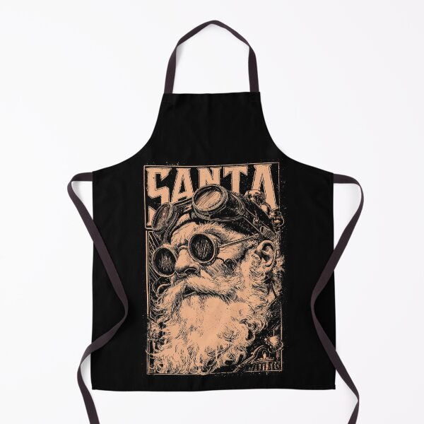 Item preview, Steampunk Santa – Vintage Cyber Christmas Rebel designed and sold by Absyntart.