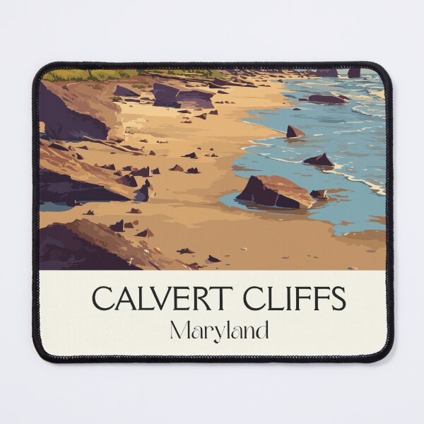 Item preview, Calvert Cliffs Maryland | Fossil Beach Poster designed and sold by TuncGK.