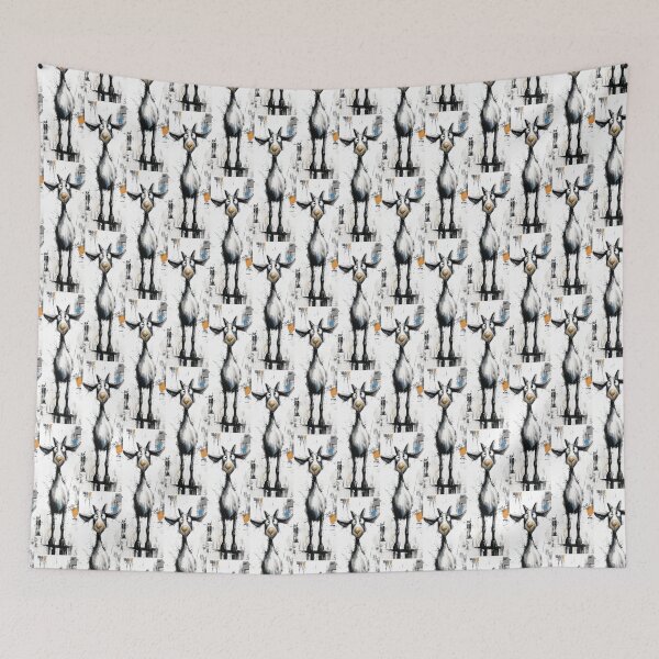 Item preview, Funny goat with big eyes. designed and sold by MagelliShop.
