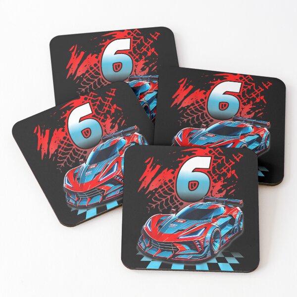 Item preview, Kids 6 Year Old Race Car 6Th Birthday Party Racing Racecar designed and sold by MadalynKiehn.