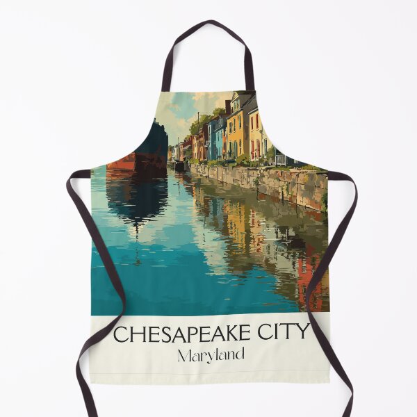 Item preview, Chesapeake City Maryland Canal | Historic Port Town Poster designed and sold by TuncGK.