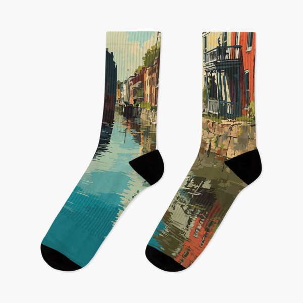 Item preview, Chesapeake City Maryland Canal | Historic Port Town Poster designed and sold by TuncGK.