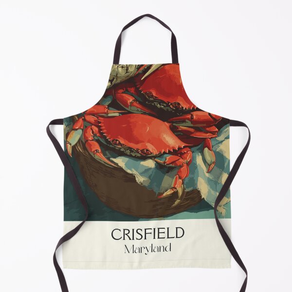 Item preview, Crisfield Maryland Blue Crabs | Seafood Capital Poster designed and sold by TuncGK.