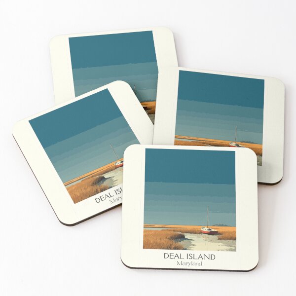 Item preview, Deal Island Maryland Salt Marsh | Skipjack Boat Poster designed and sold by TuncGK.