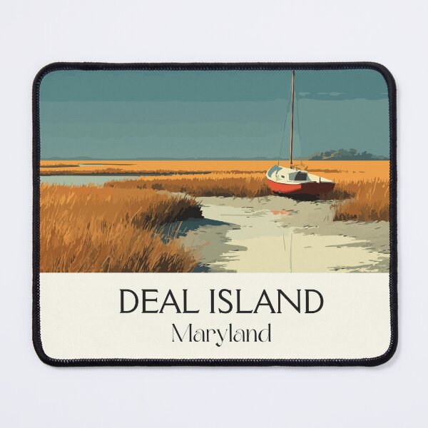 Item preview, Deal Island Maryland Salt Marsh | Skipjack Boat Poster designed and sold by TuncGK.