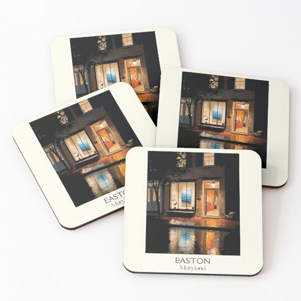 Item preview, Easton Maryland Historic Downtown | Shop Window Poster designed and sold by TuncGK.