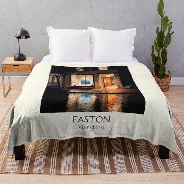 Item preview, Easton Maryland Historic Downtown | Shop Window Poster designed and sold by TuncGK.