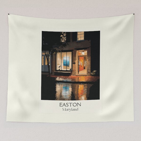 Item preview, Easton Maryland Historic Downtown | Shop Window Poster designed and sold by TuncGK.