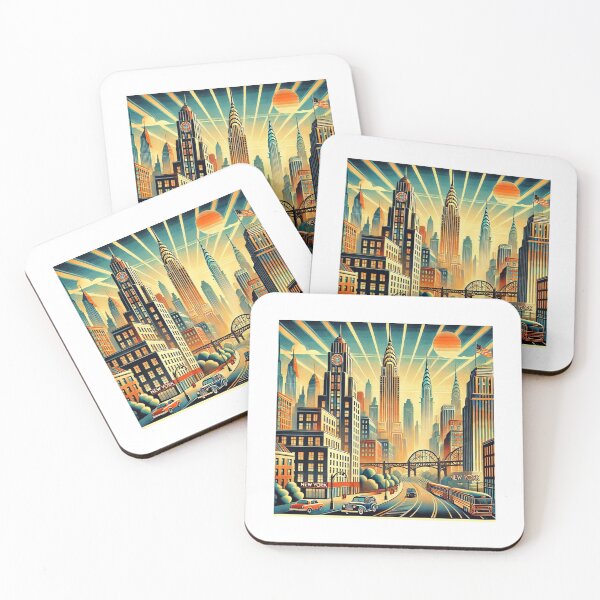 Item preview, New York (Art Deco style) designed and sold by smugdesigns.