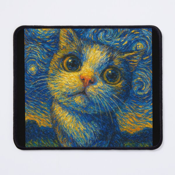 Item preview, Cat Starry Night Cat Lovers designed and sold by will freed18.