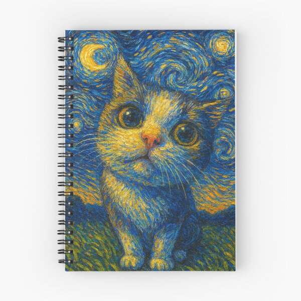 Item preview, Cat Starry Night Cat Lovers designed and sold by will freed18.