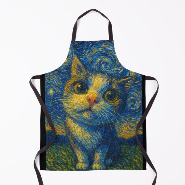 Item preview, Cat Starry Night Cat Lovers designed and sold by will freed18.
