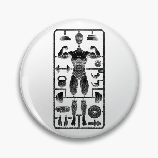 Item preview, Funny Gym Female Bodybuilder Model Kit Bodybuilding Workout designed and sold by GrandeDuc.