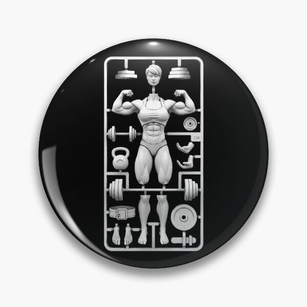 Item preview, Funny Gym Female Bodybuilder Model Kit Bodybuilding Workout designed and sold by GrandeDuc.