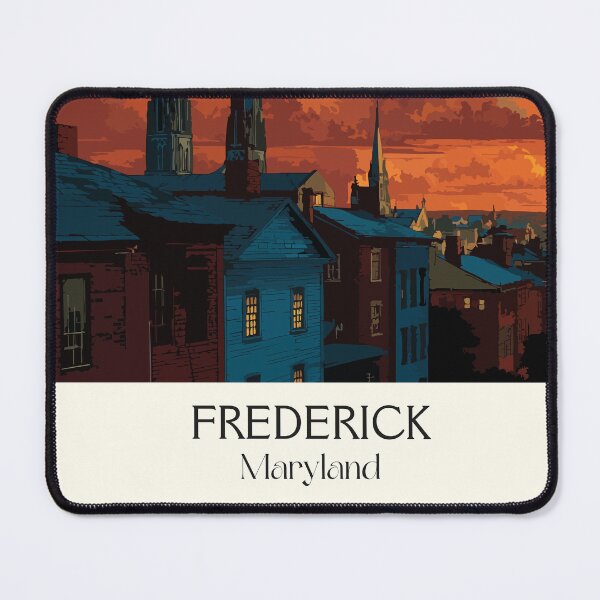 Item preview, Frederick Maryland Downtown | Clustered Spires Poster designed and sold by TuncGK.