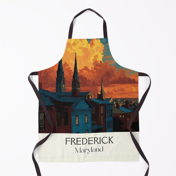 Item preview, Frederick Maryland Downtown | Clustered Spires Poster designed and sold by TuncGK.