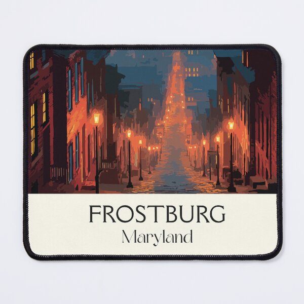 Item preview, Frostburg Maryland Mountain Town | Historic Street Poster designed and sold by TuncGK.