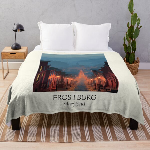 Item preview, Frostburg Maryland Mountain Town | Historic Street Poster designed and sold by TuncGK.