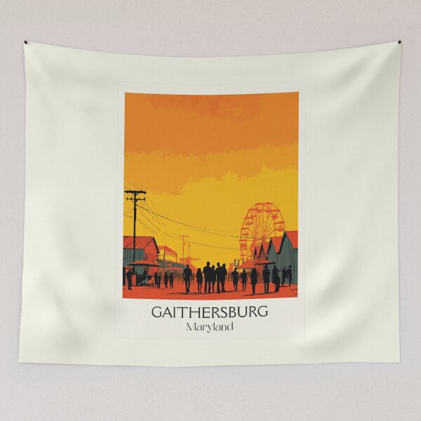 Item preview, Gaithersburg Maryland County Fair | Summer Carnival Poster designed and sold by TuncGK.