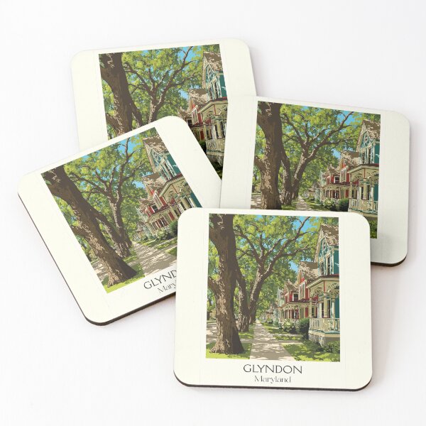 Item preview, Glyndon Maryland Historic District | Victorian Town Poster designed and sold by TuncGK.