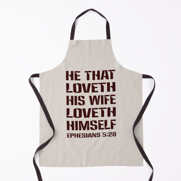 Item preview, He That Loveth His Wife Loveth Himself - Ephesians 5:28 - Christian Men Marriage Bible Verse designed and sold by Angela Dow.