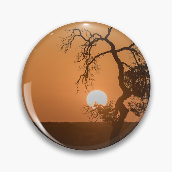 Item preview, Sun Caught in the Thorns — African Sunset Silhouette designed and sold by DavideAntoniani.