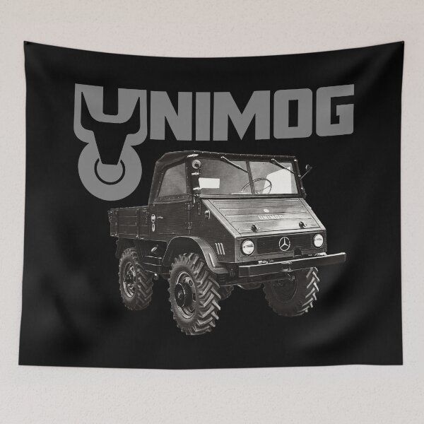 Item preview, UNIMOG oldschool (on black) designed and sold by Groenendijk.