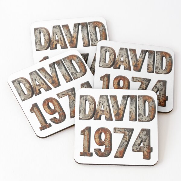Item preview, David 1974 – Rusty Vintage Edition designed and sold by AlexLineArt.