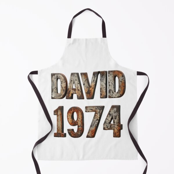 Item preview, David 1974 – Rusty Vintage Edition designed and sold by AlexLineArt.