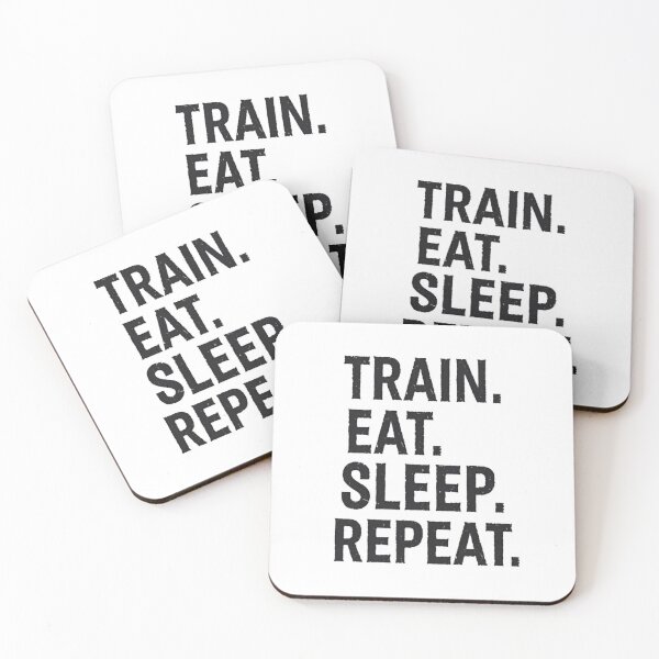 Item preview, Train Eat Sleep Repeat note designed and sold by Doniia.