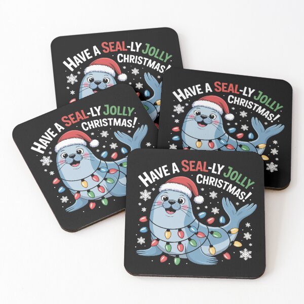 Item preview, Have a Seally Jolly Christmas designed and sold by jkrphoto.