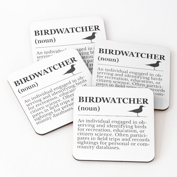 Item preview, Birdwatcher Definition - Observation and Identification designed and sold by HandicraftArt.