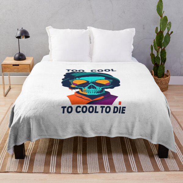 Item preview, Too Cool to Die Neon Skull designed and sold by dreampik.