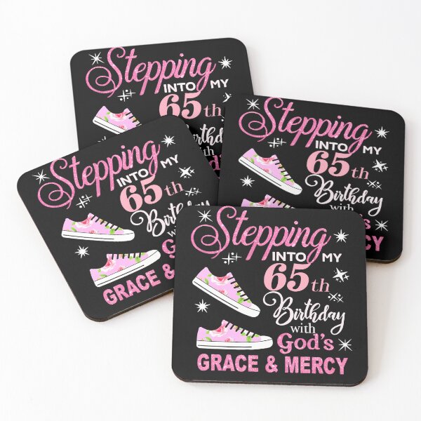 Item preview, Stepping Into My 65Th Birthday With God'S Grace  Mercy designed and sold by MadalynKiehn.