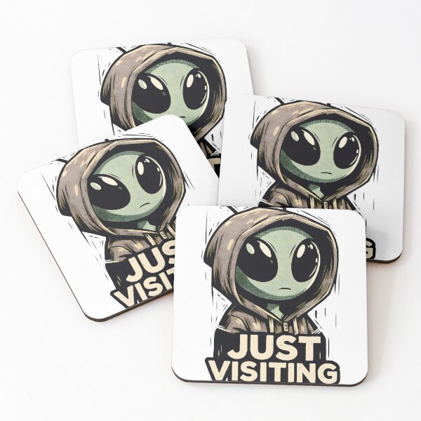 Item preview, Just Visiting Alien Tourist designed and sold by dreampik.