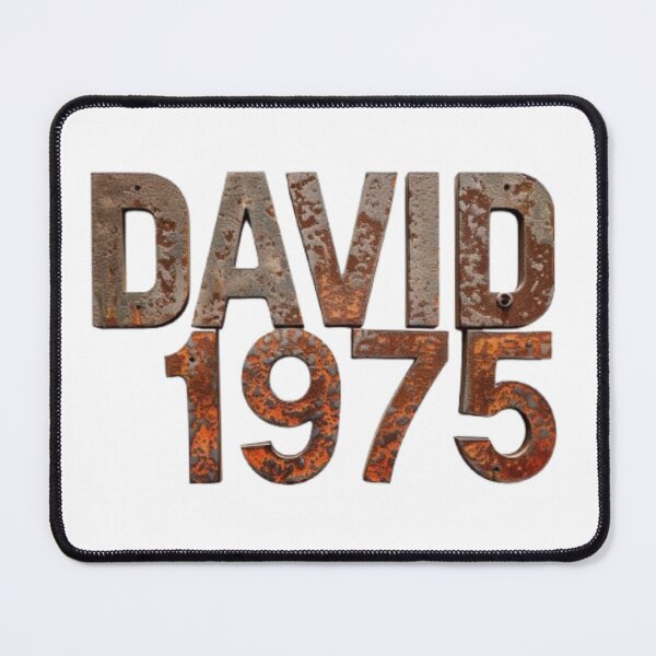 Item preview, David 1975 – Rusty Vintage Edition designed and sold by AlexLineArt.
