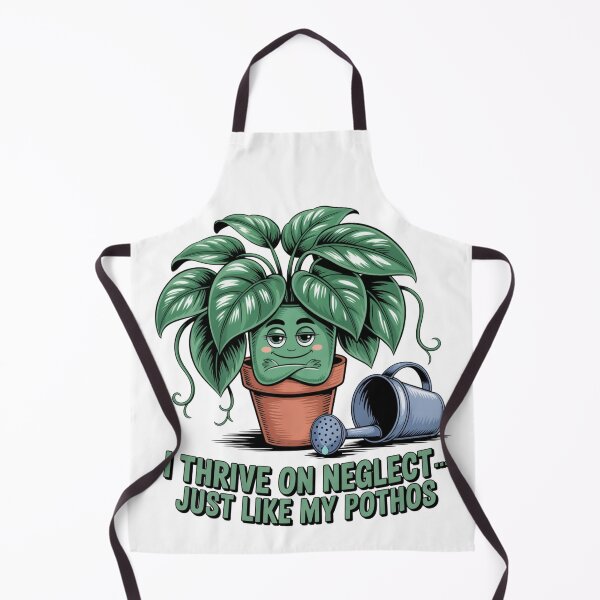 Item preview, I Thrive on Neglect Funny Pothos Plant T-Shirt | Humor for Plant Parents designed and sold by 123artistickay.