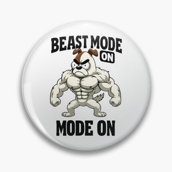Item preview, Beast Mode On Muscle Dog designed and sold by dreampik.