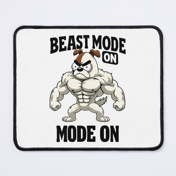 Item preview, Beast Mode On Muscle Dog designed and sold by dreampik.