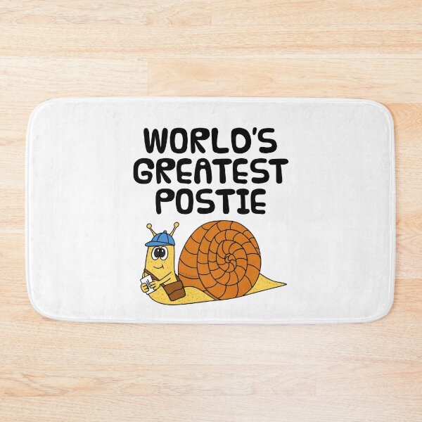 Item preview, World's Greatest Postie, Mail Man Postal Worker Snail Funny designed and sold by doodlerob.